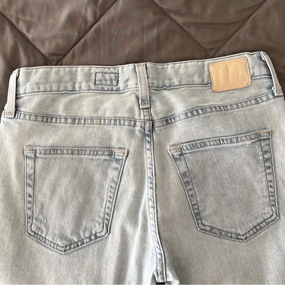 AG faded, distressed ‘Ex boyfriend slim’ in cloudy / faded blue. - Picture 4 of 9